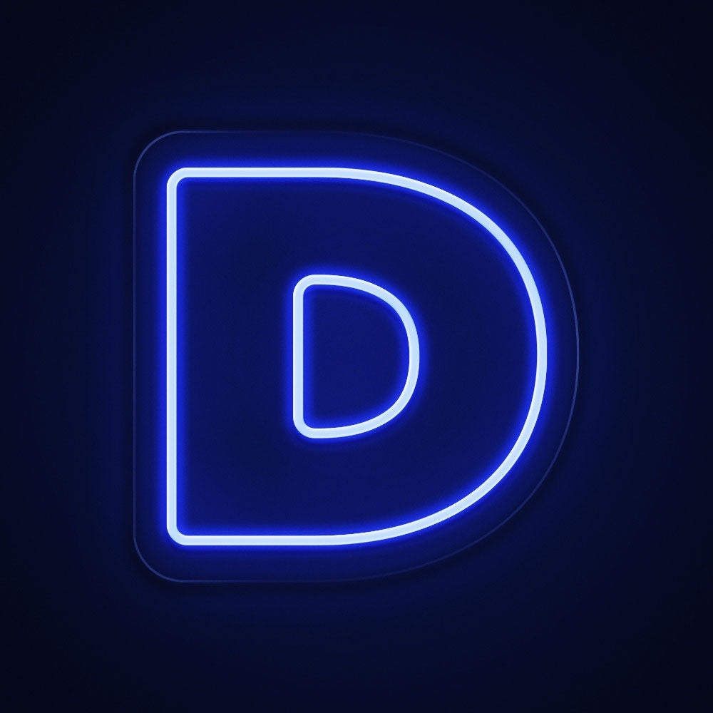 Letter D Double Stroke