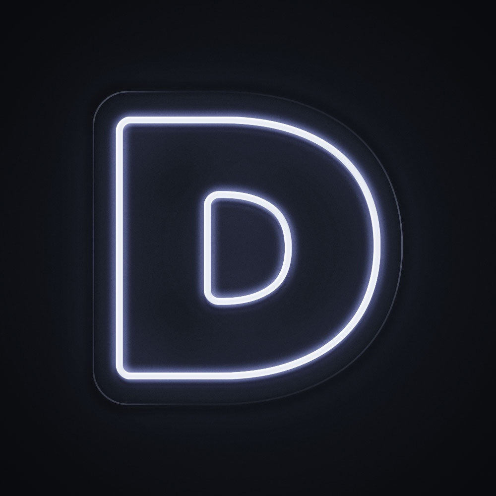 Letter D Double Stroke