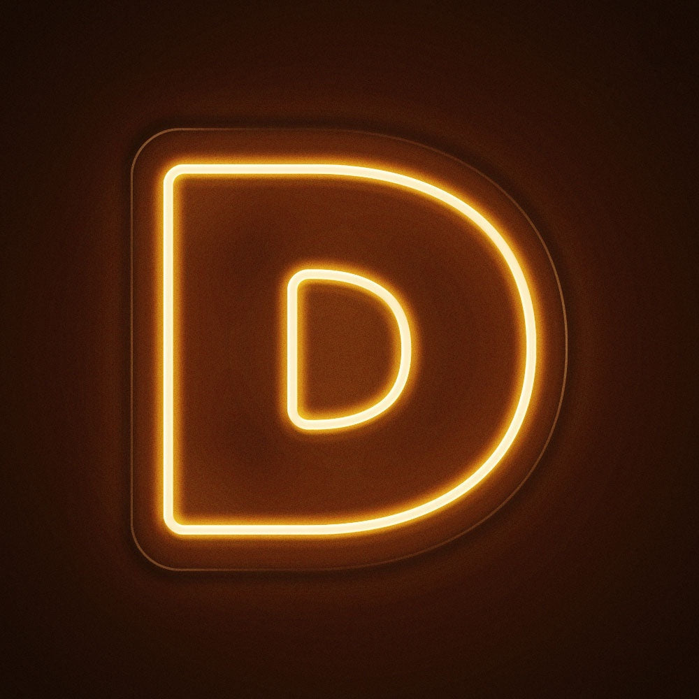 Letter D Double Stroke