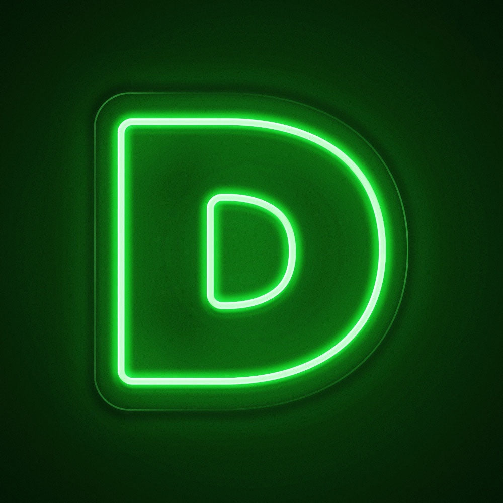 Letter D Double Stroke