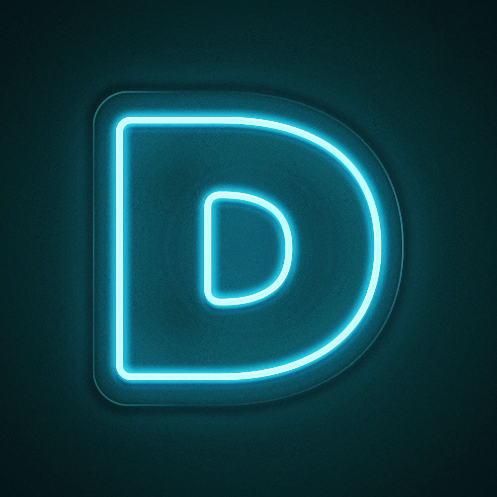 Letter D Double Stroke