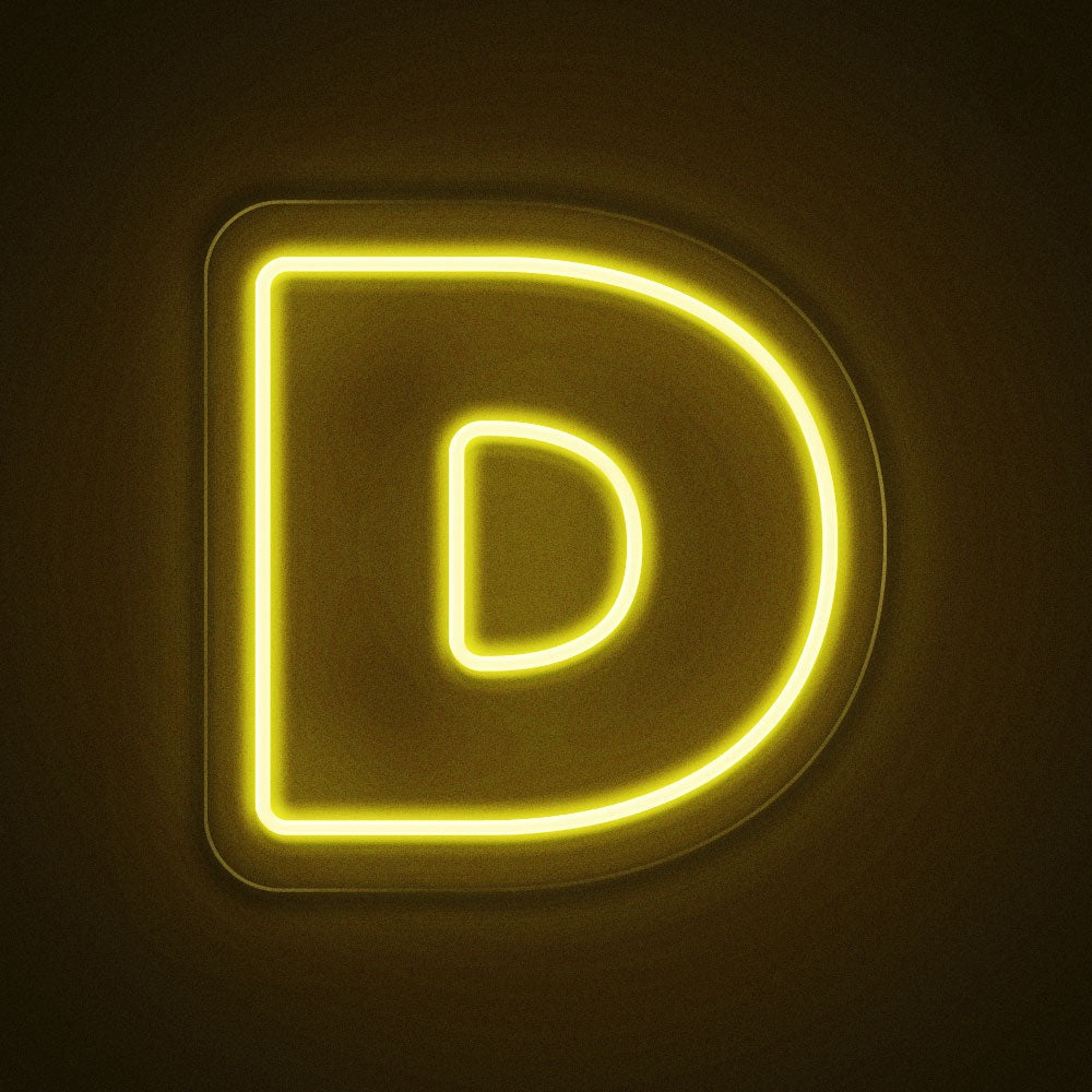 Letter D Double Stroke