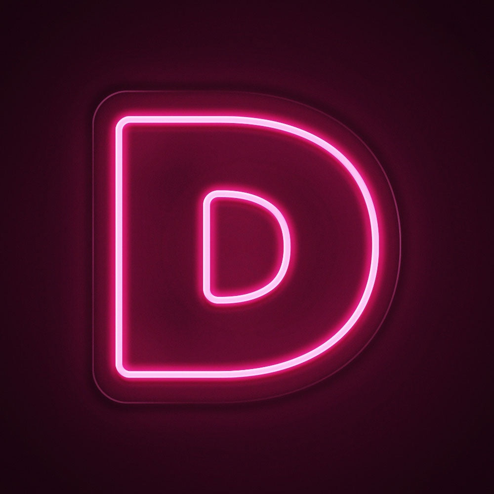 Letter D Double Stroke