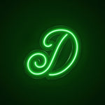 Letter D Cursive