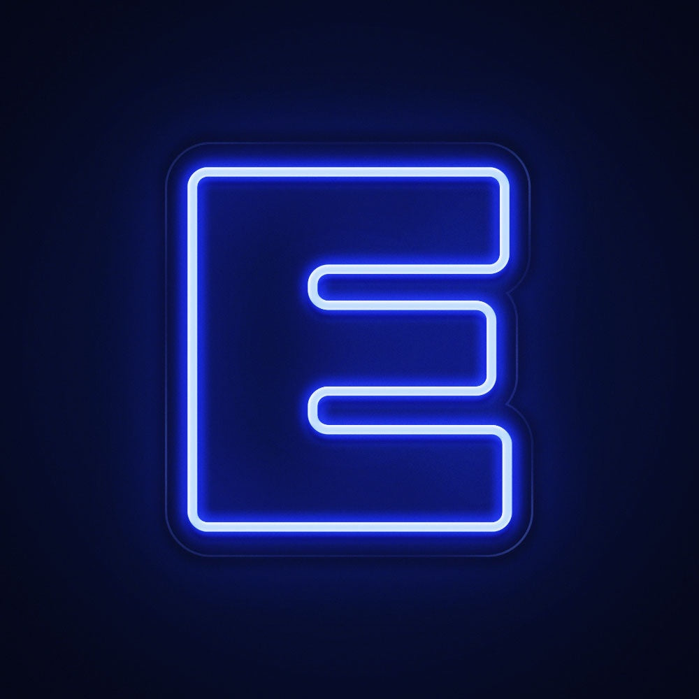 Letter E Double Stroke