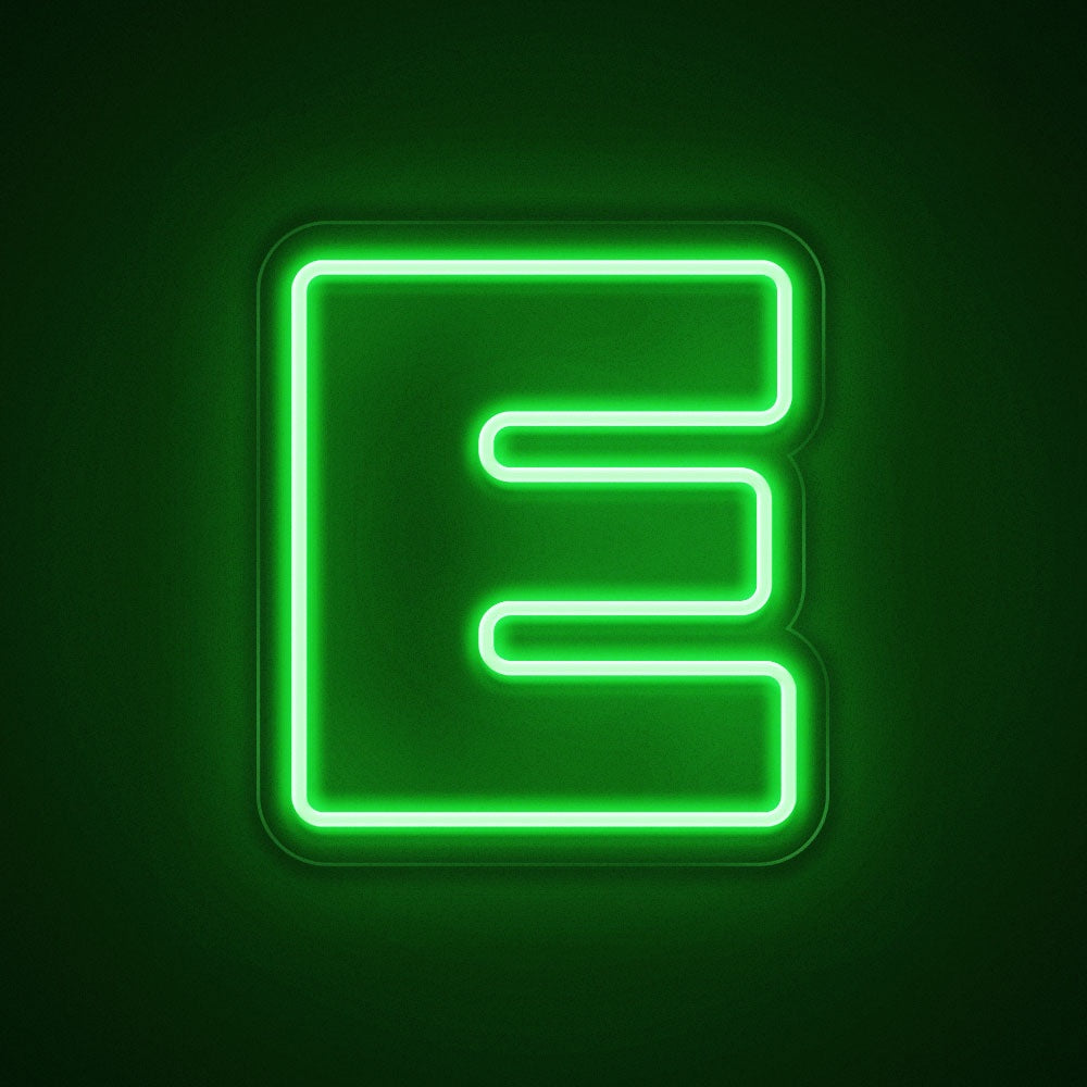 Letter E Double Stroke