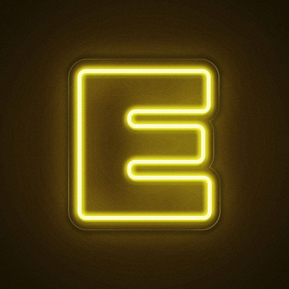 Letter E Double Stroke