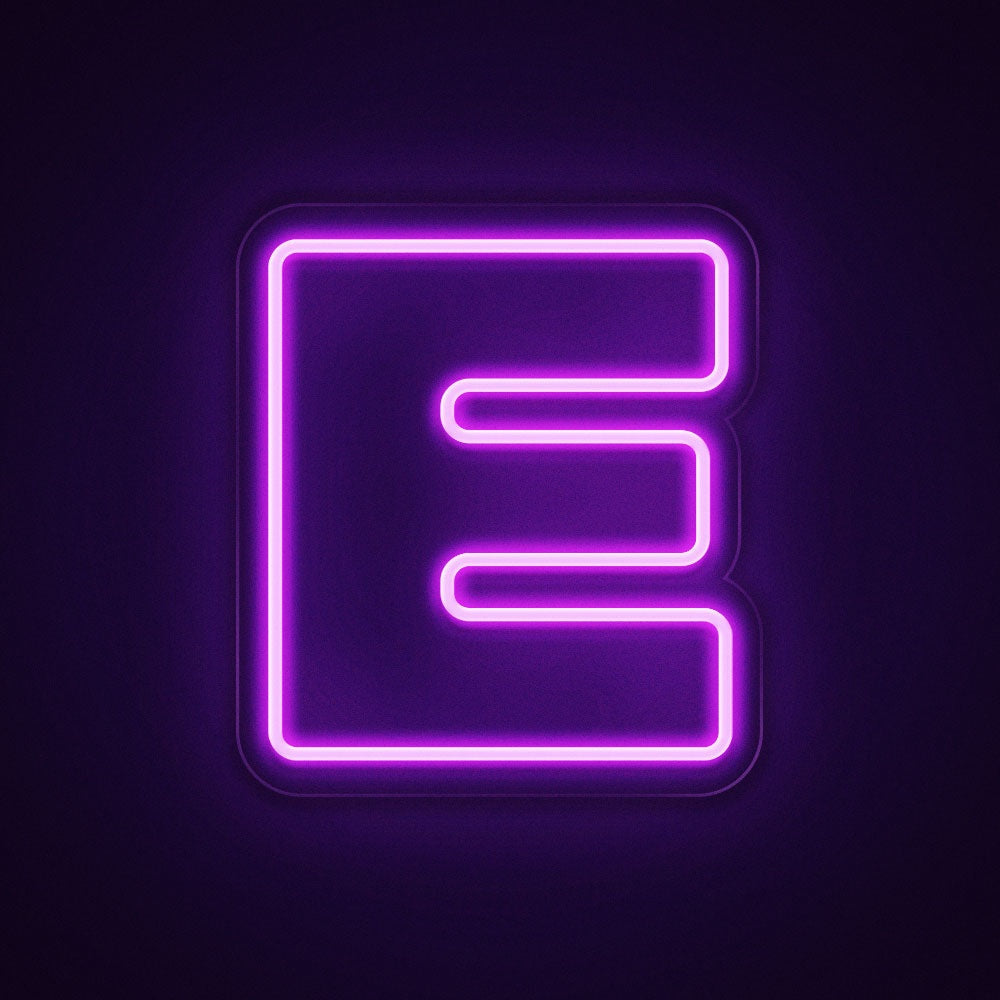 Letter E Double Stroke