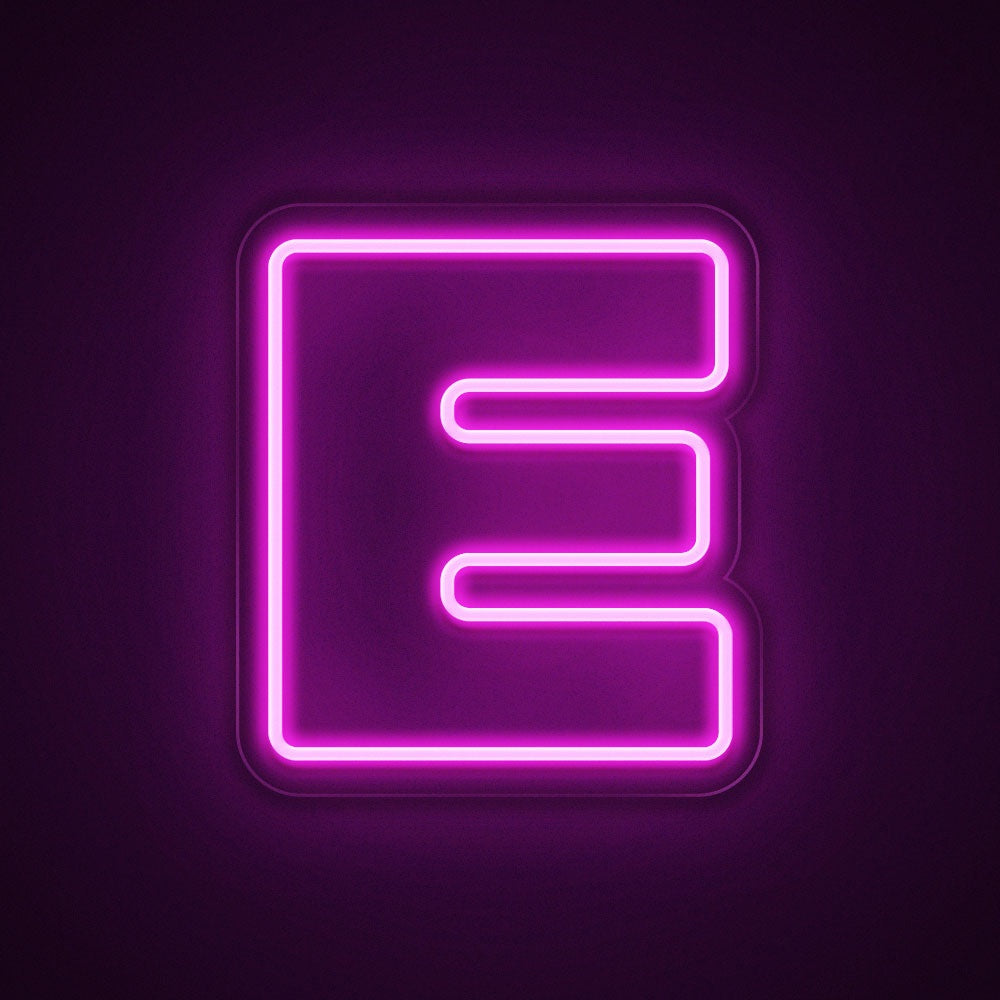 Letter E Double Stroke