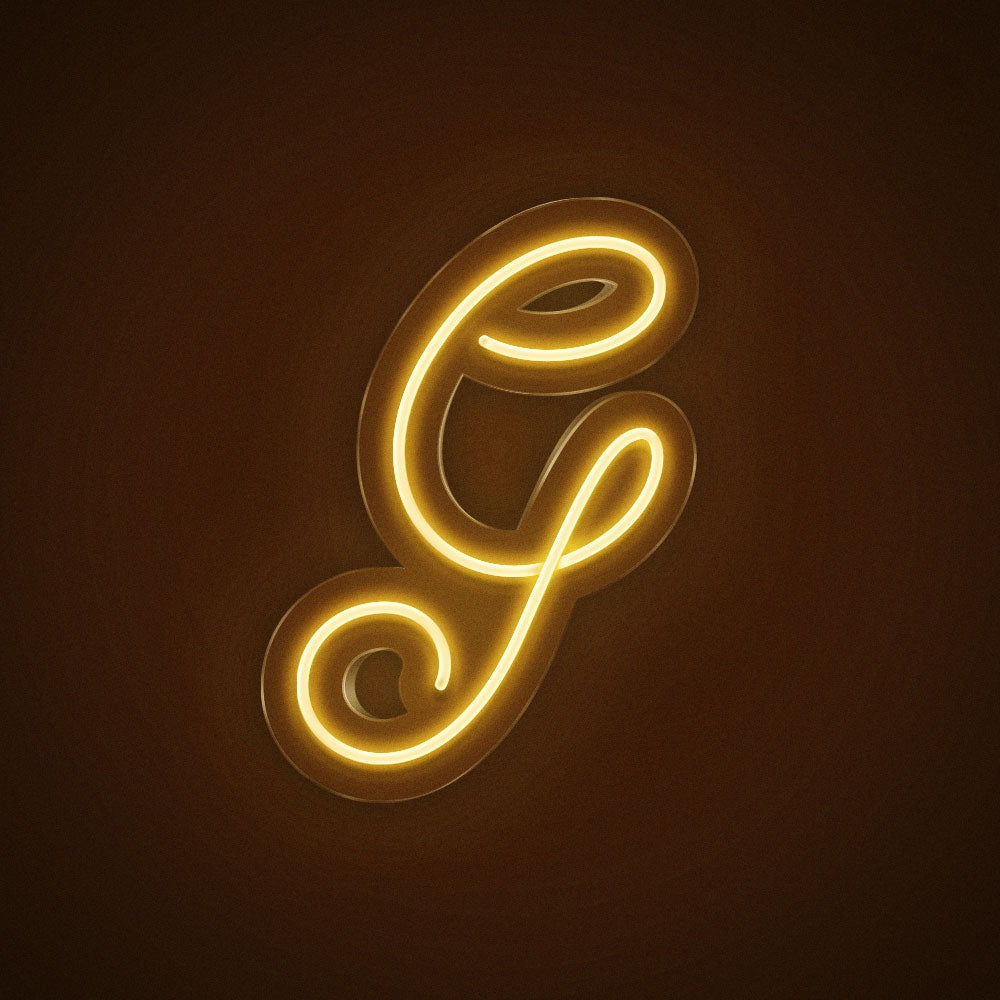 Letter G Cursive