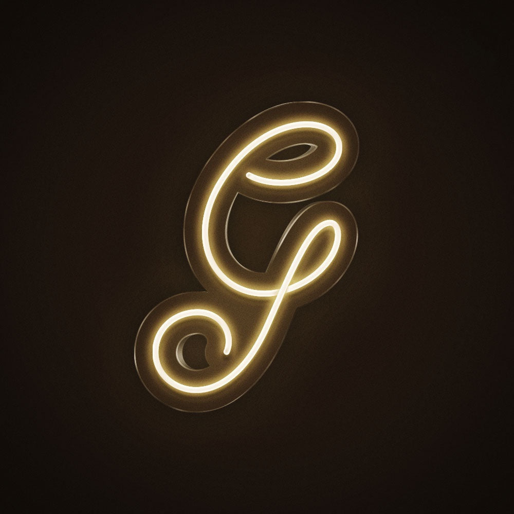 Letter G Cursive