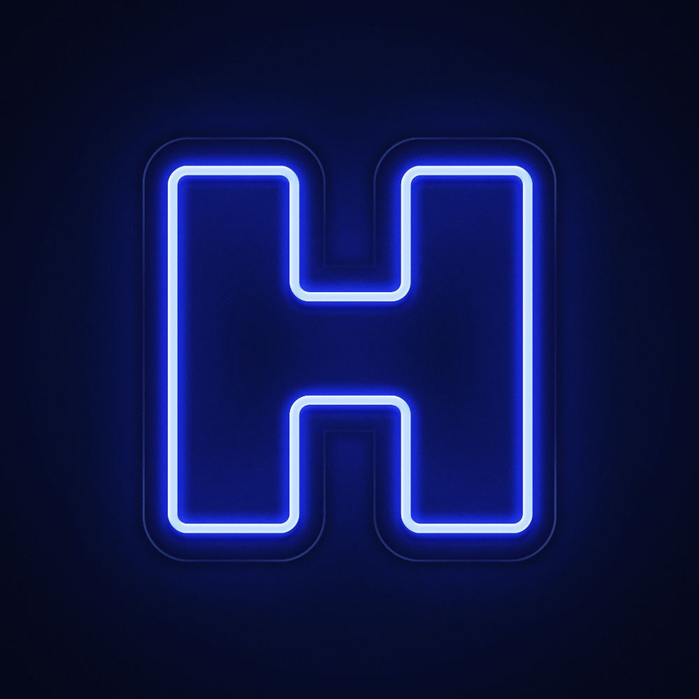 Letter H Double Stroke