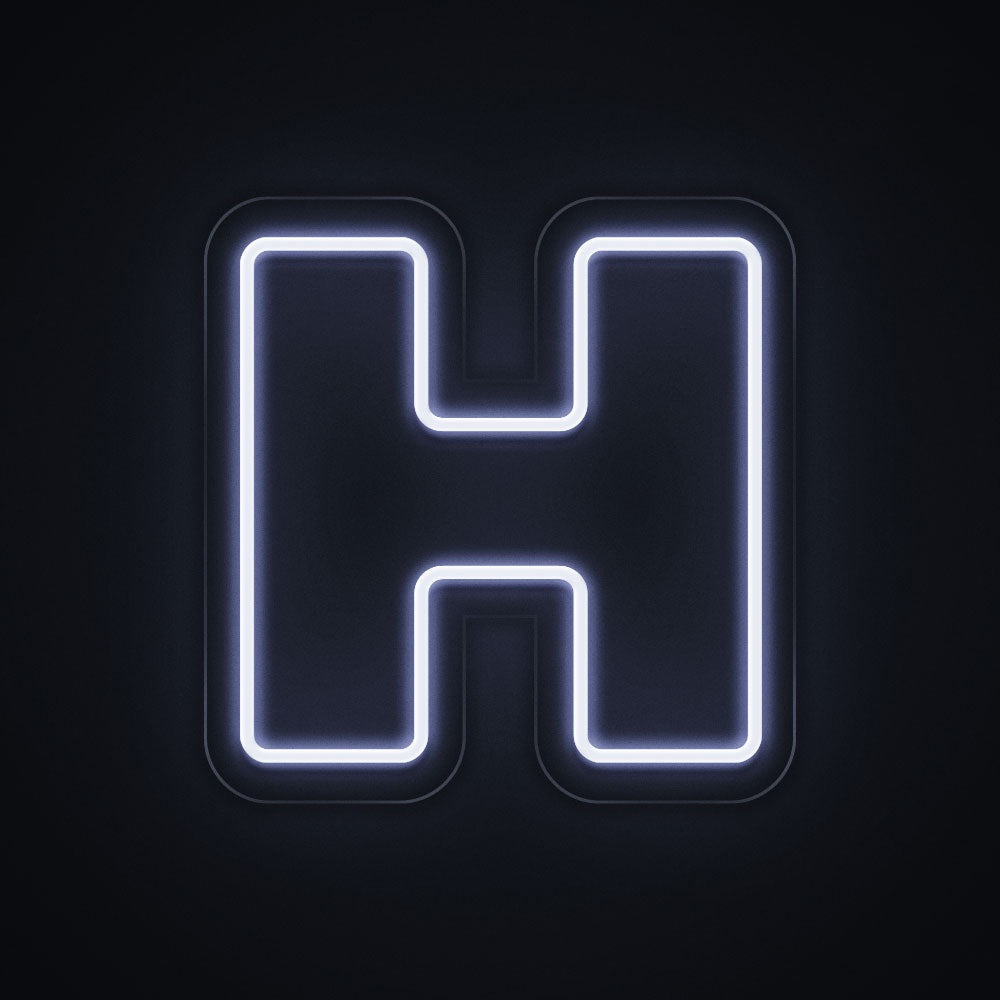 Letter H Double Stroke