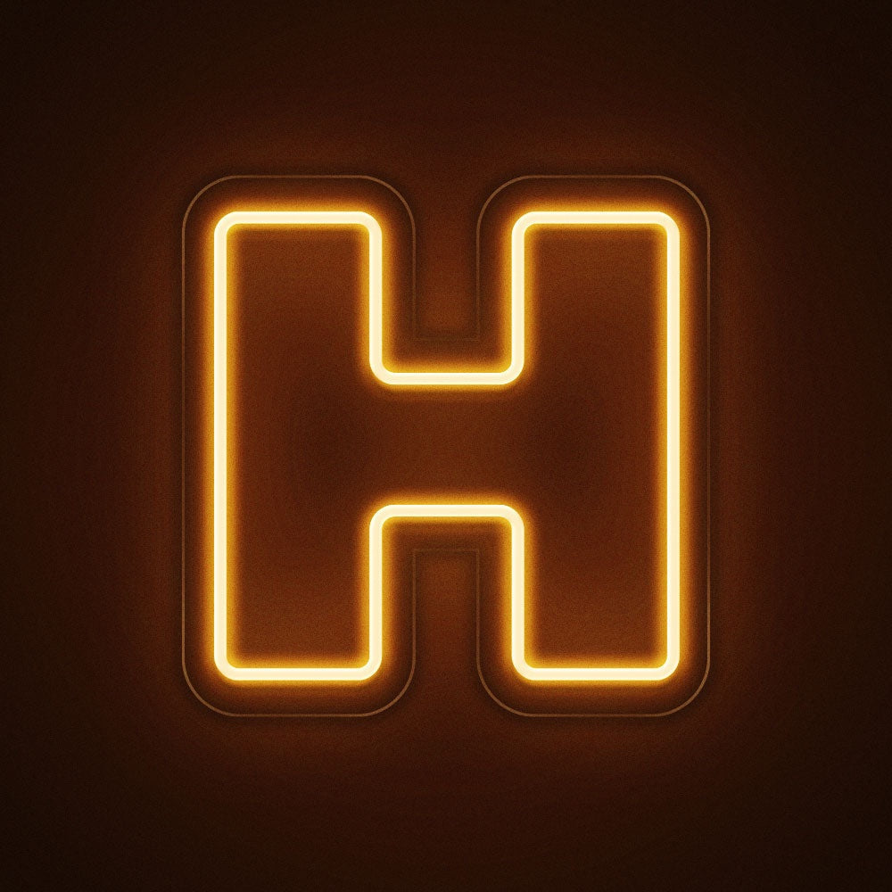 Letter H Double Stroke