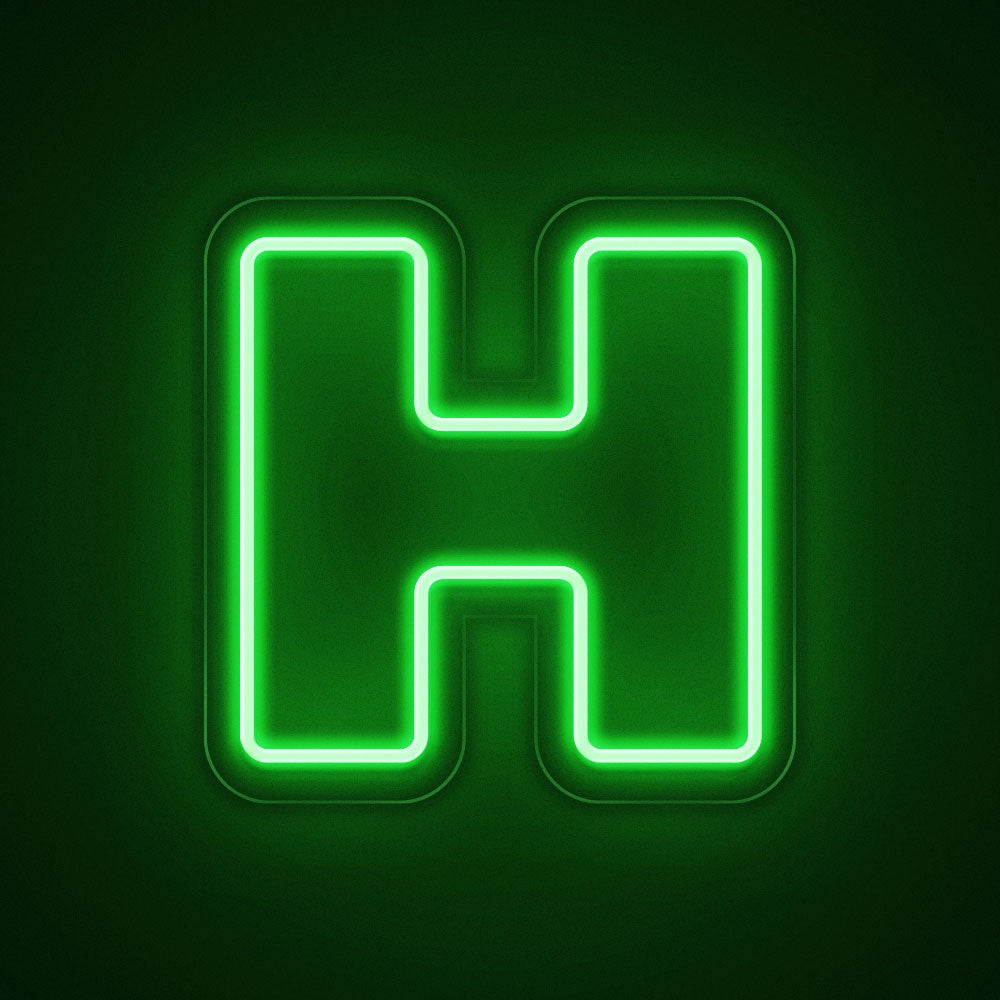 Letter H Double Stroke