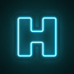 Letter H Double Stroke