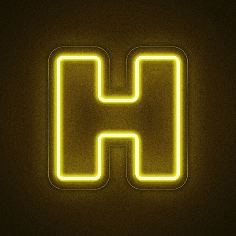 Letter H Double Stroke