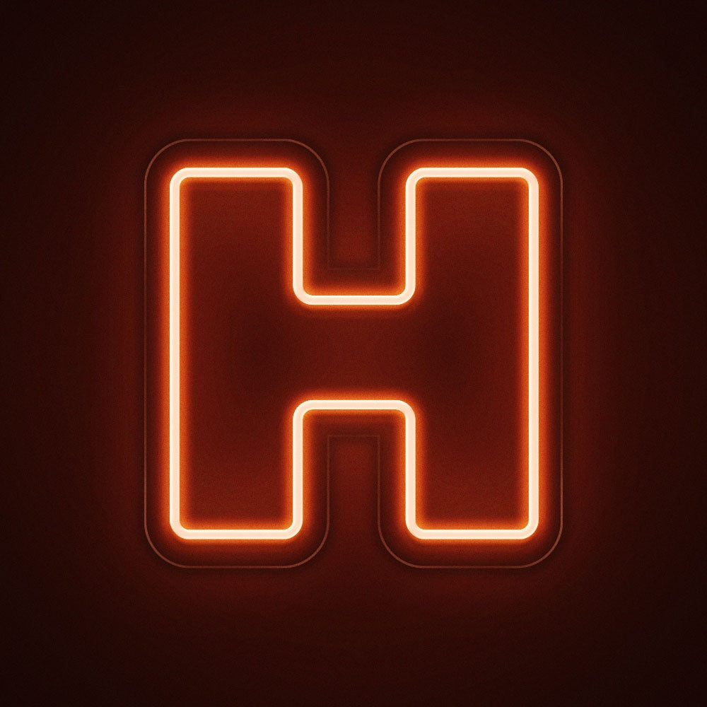 Letter H Double Stroke