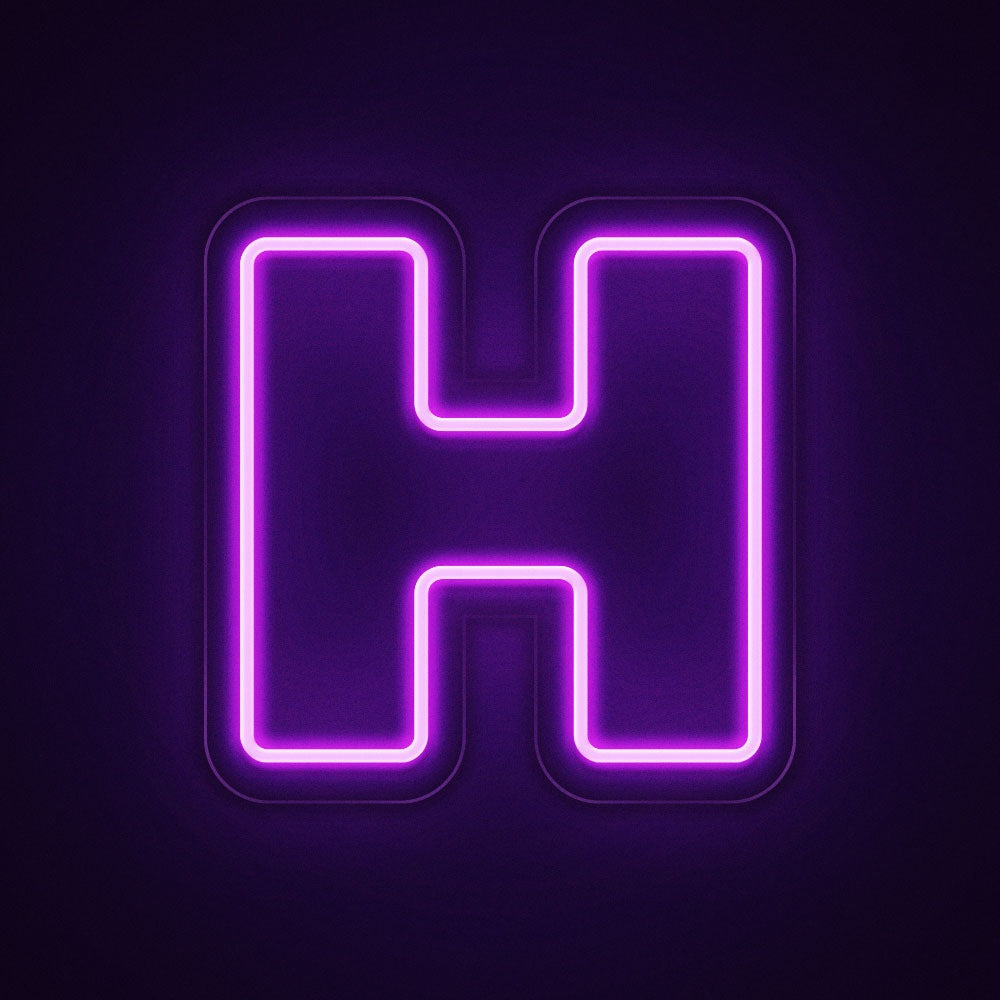 Letter H Double Stroke