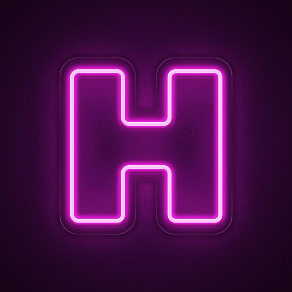 Letter H Double Stroke