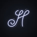 Letter H Cursive