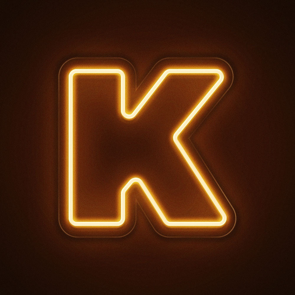 Letter K Double Stroke