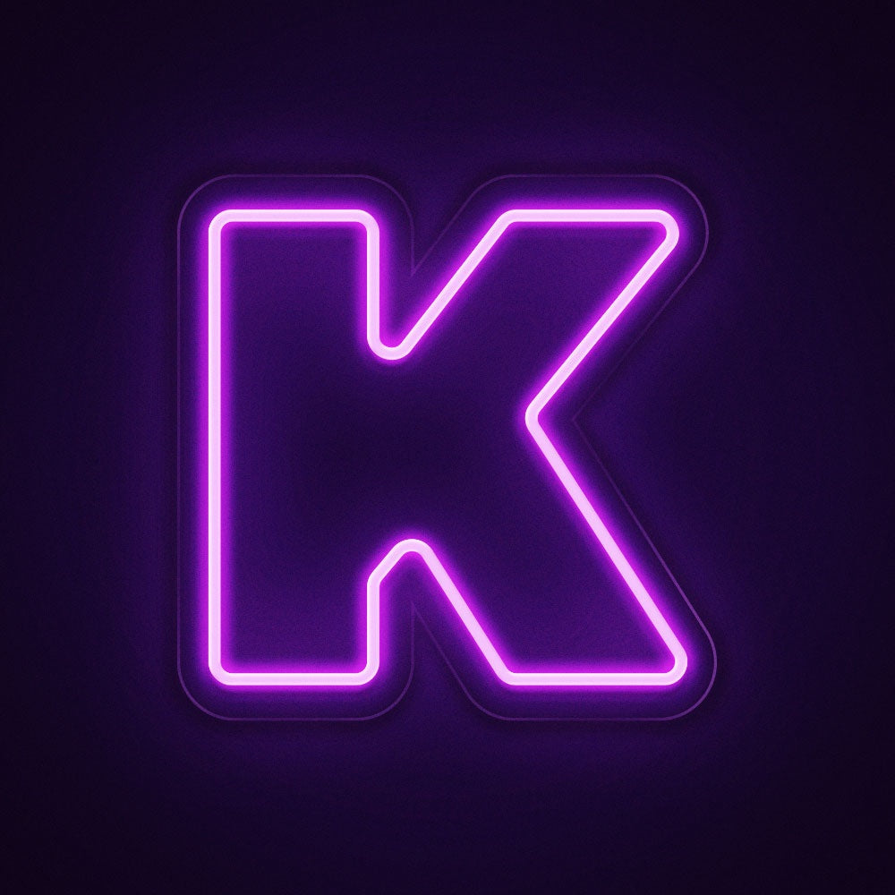 Letter K Double Stroke