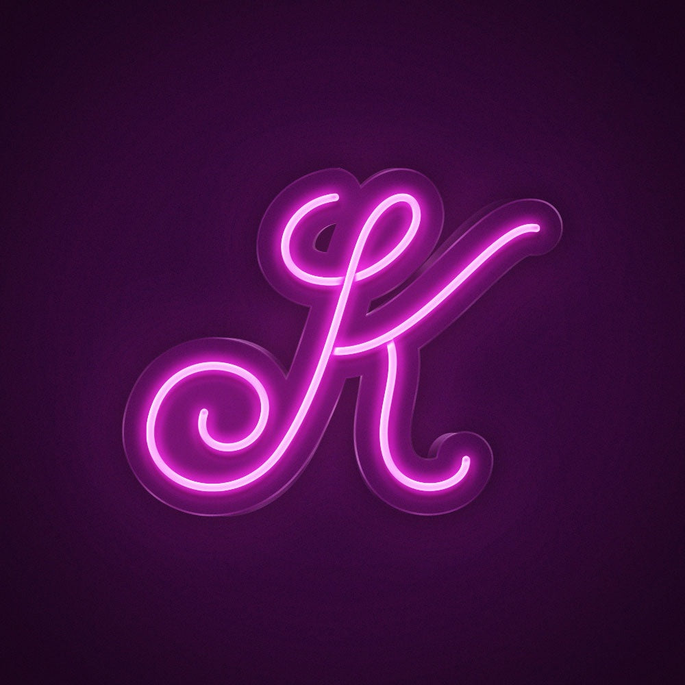 Letter k Cursive