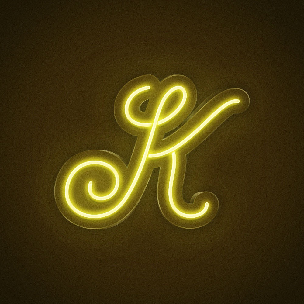 Letter k Cursive