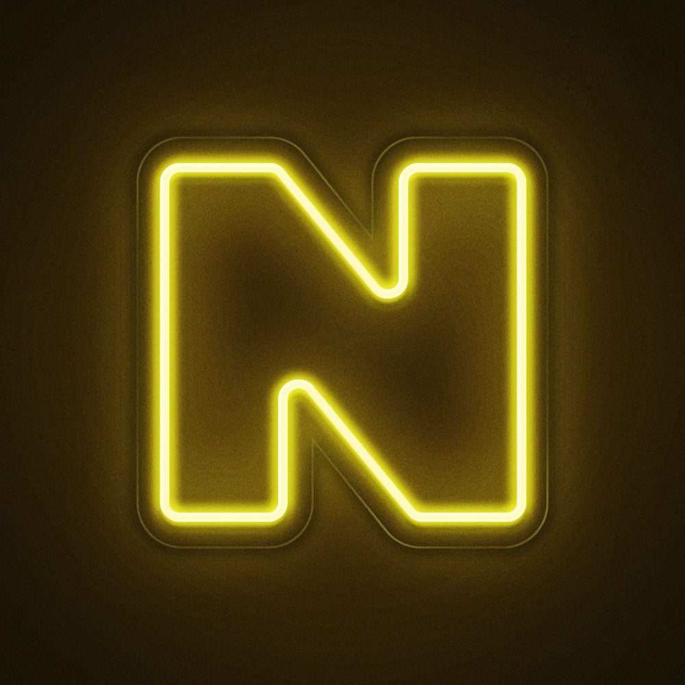 Letter N Double Stroke