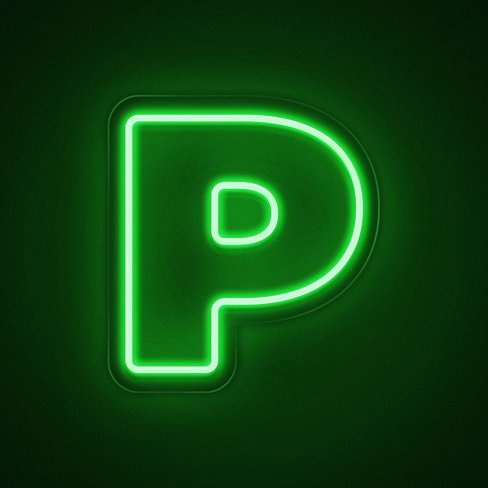 Letter P Double Stroke