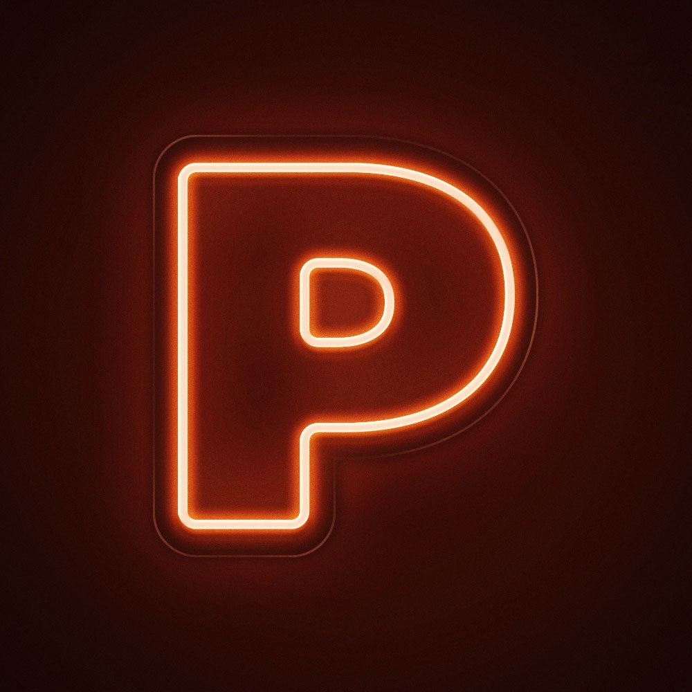 Letter P Double Stroke