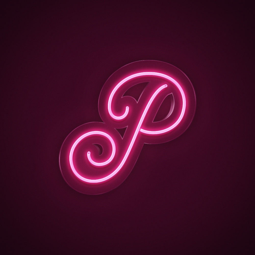 Letter P Cursive