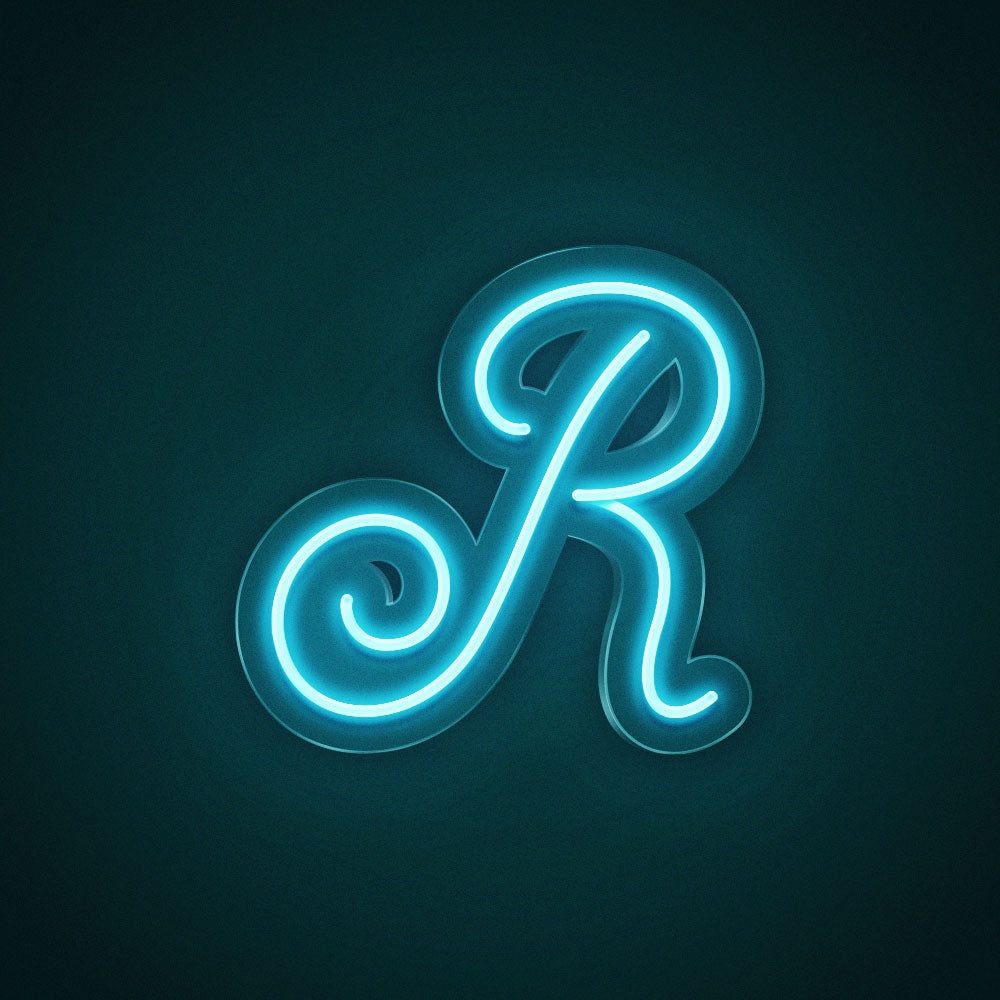 Letter R Cursive