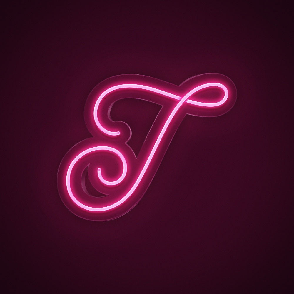 Letter T Cursive