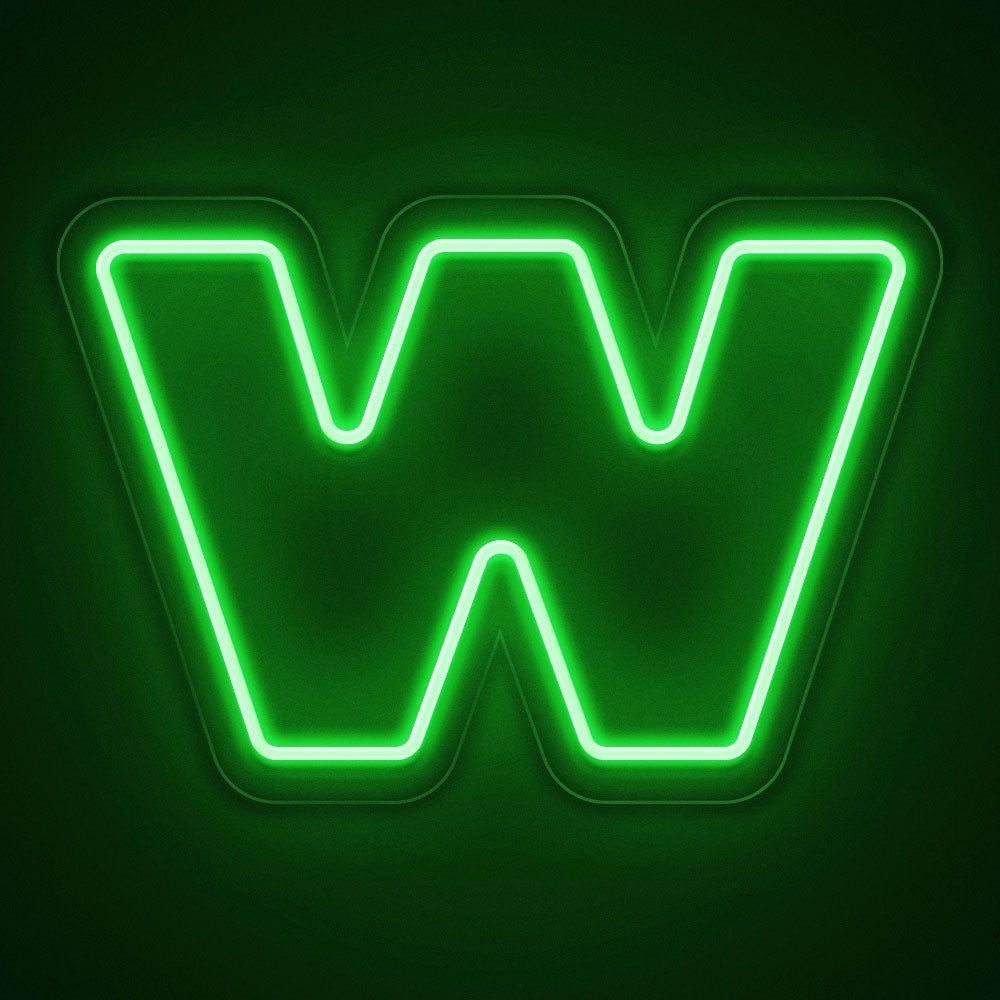 Letter W Double Stroke