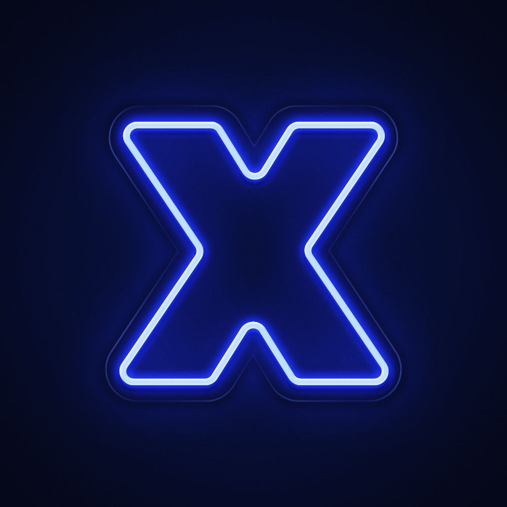 Letter X Double Stroke