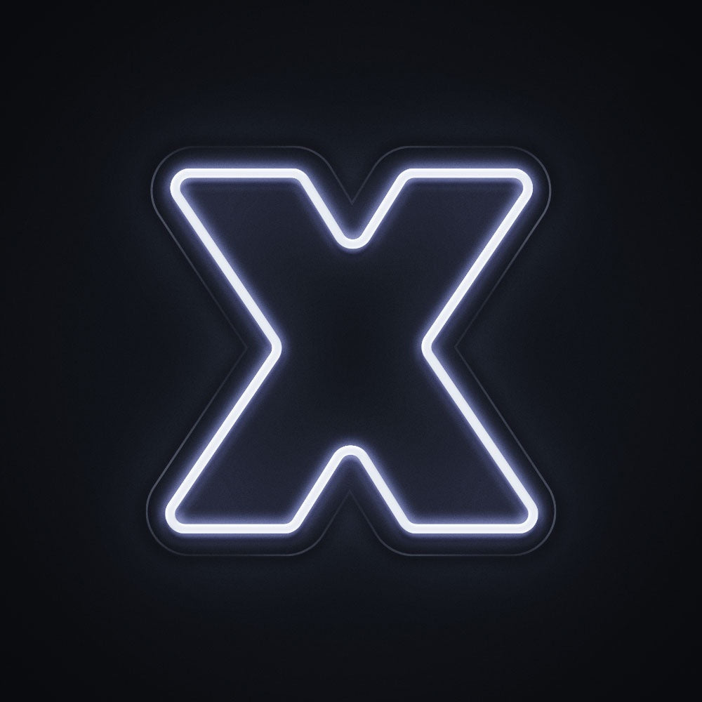 Letter X Double Stroke