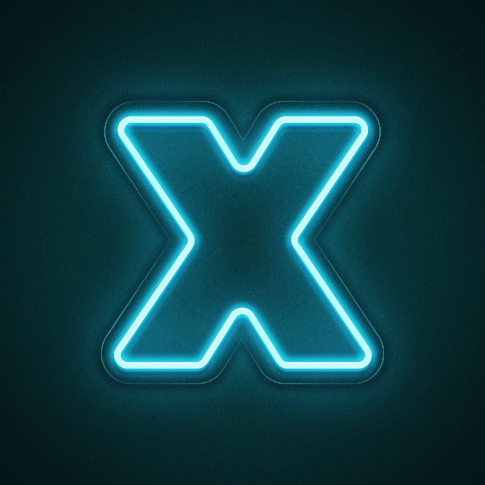 Letter X Double Stroke