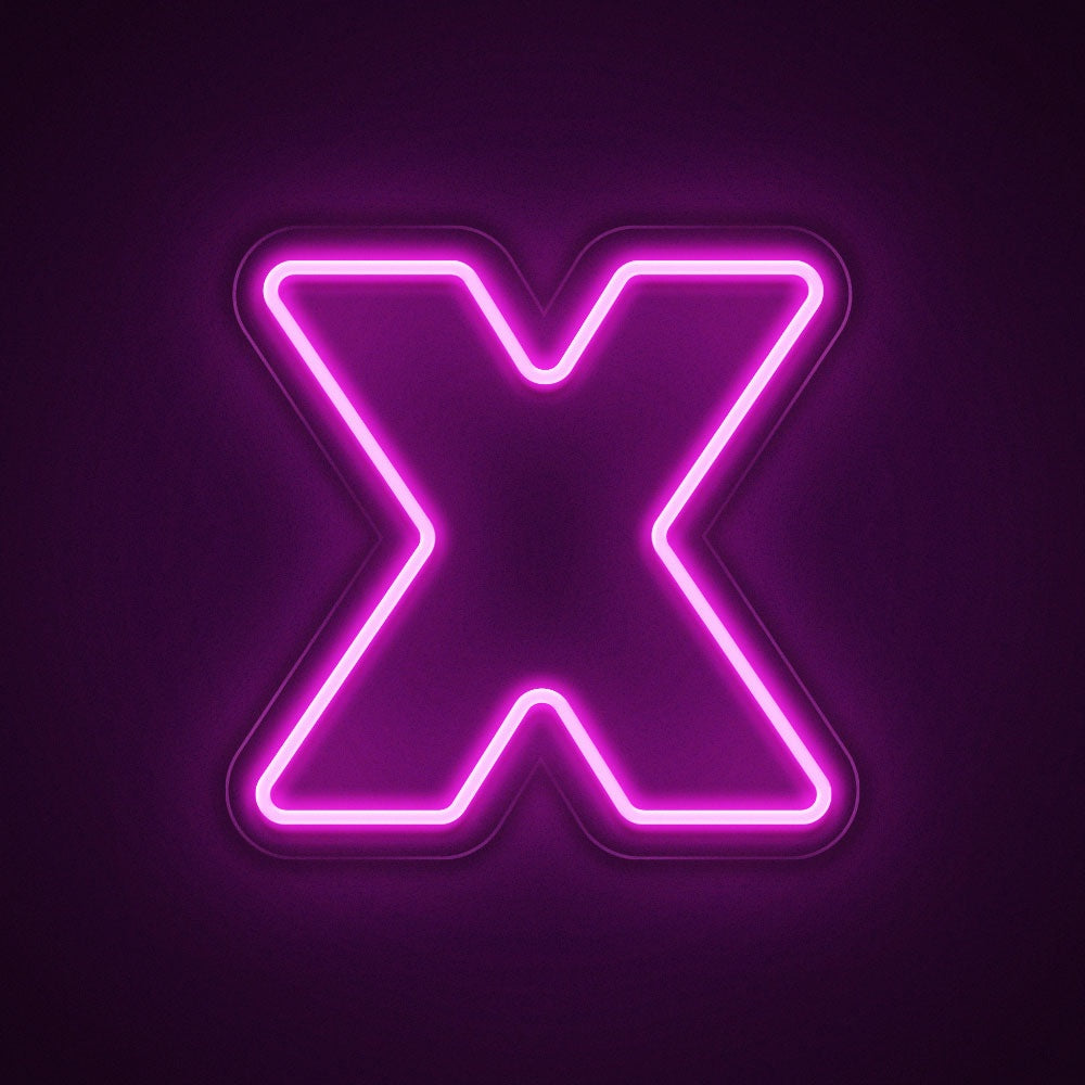 Letter X Double Stroke