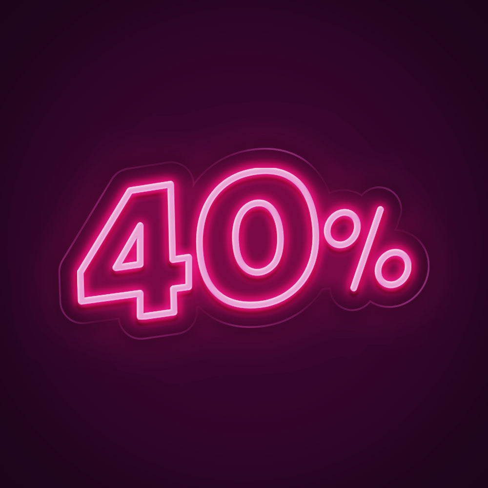 40% discount