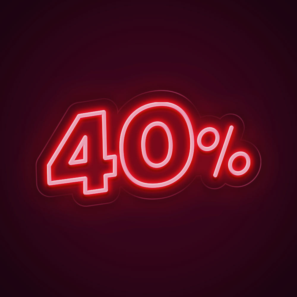 40% discount