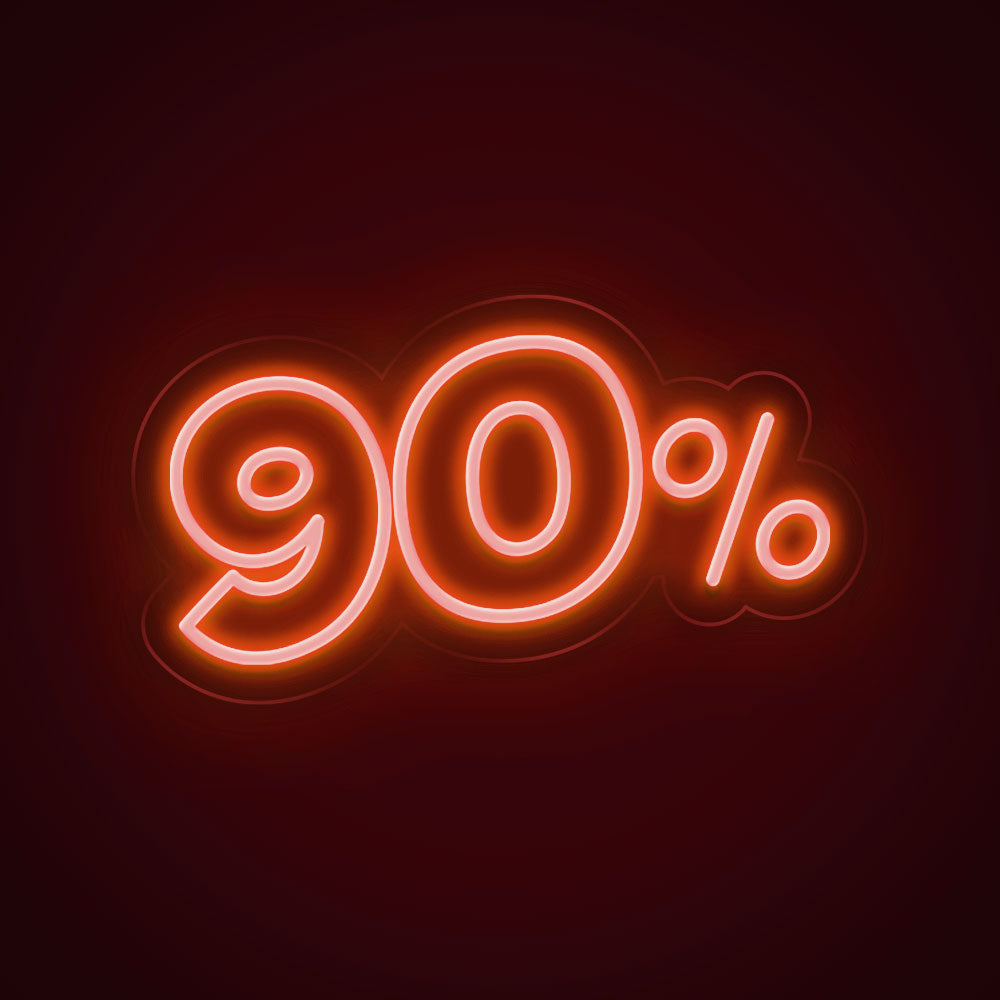 90% discount