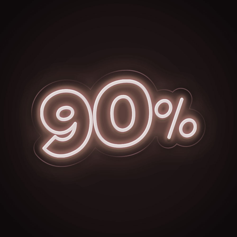 90% discount